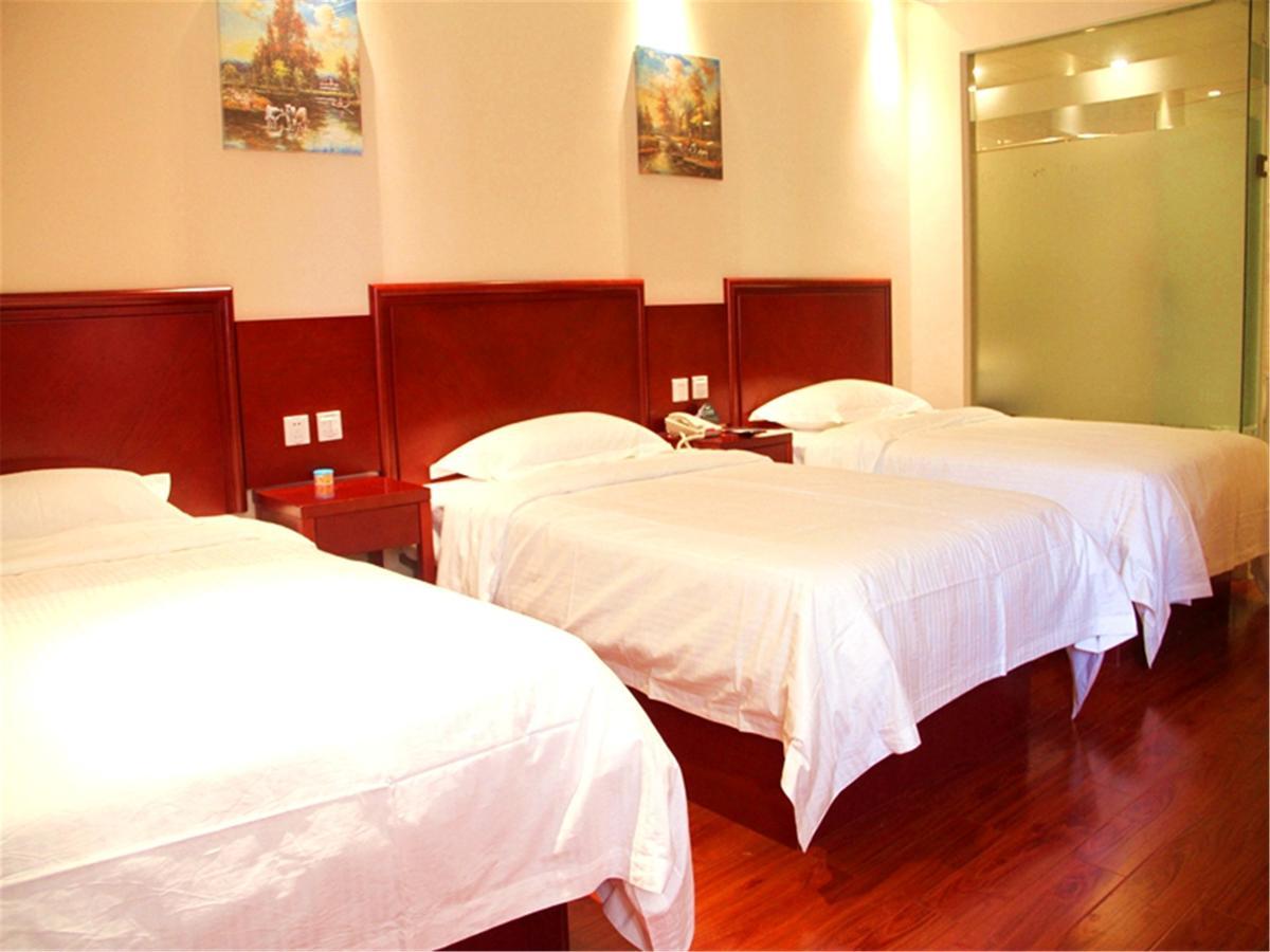 Greentree Inn Anhui Hefei High-Speed Railway South Station Baohe Avenue Government Business Hotel Esterno foto